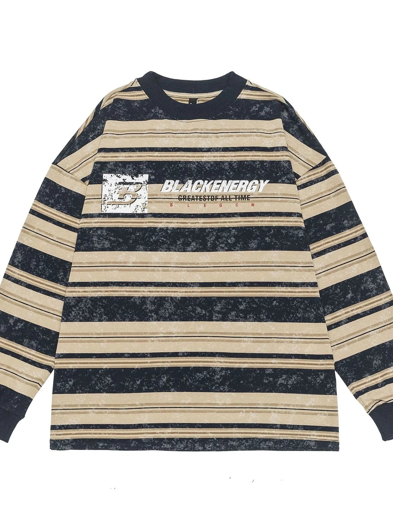 Men's Striped Long Sleeve Sweatshirt