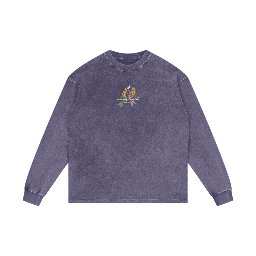 Smokin Seaweed Acid Wash Longsleeve