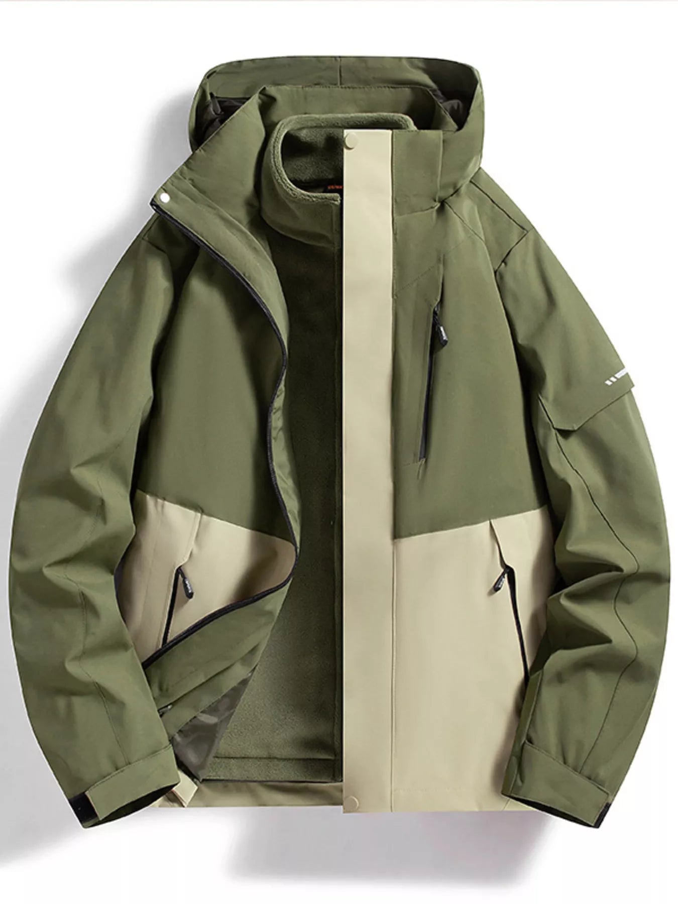 AquaGuard Men's All-Weather Zip Hoodie Plus Sizes