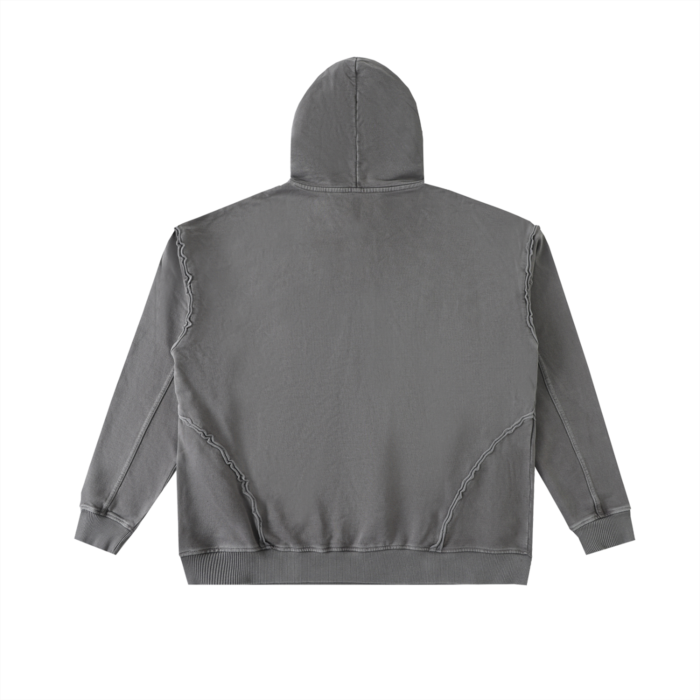 Fearless Apparel Raw-Seam Enzyme Washed Hoodie – 100% Cotton Heavyweight Streetwear