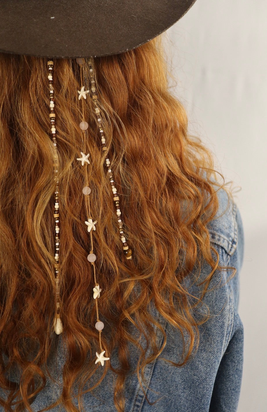 (CLIP-ON) Brunette Boho Babe - Mermaid Extension