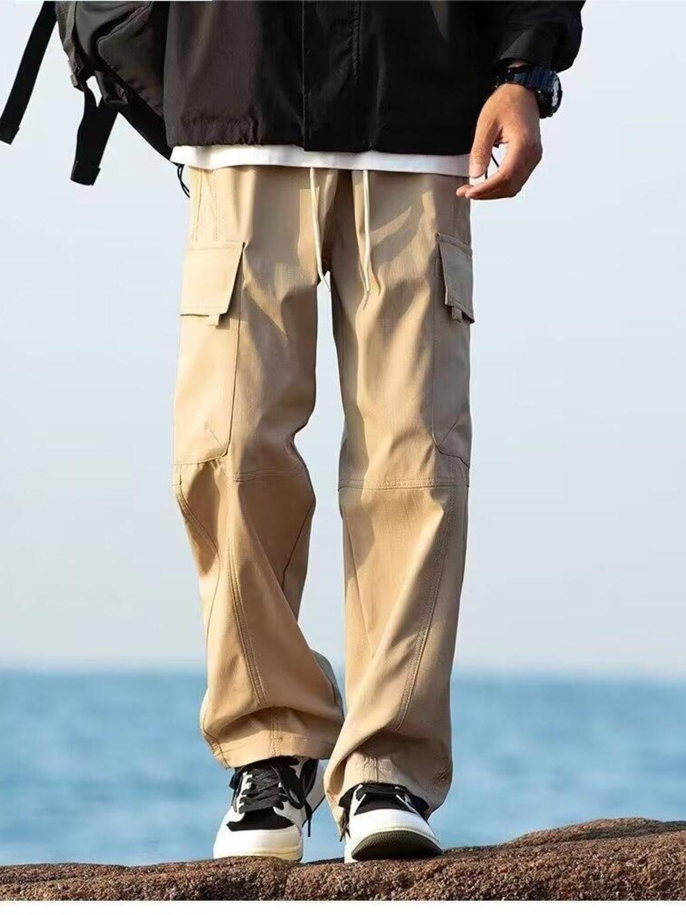 Men's Casual Loose Fit Cargo Pants