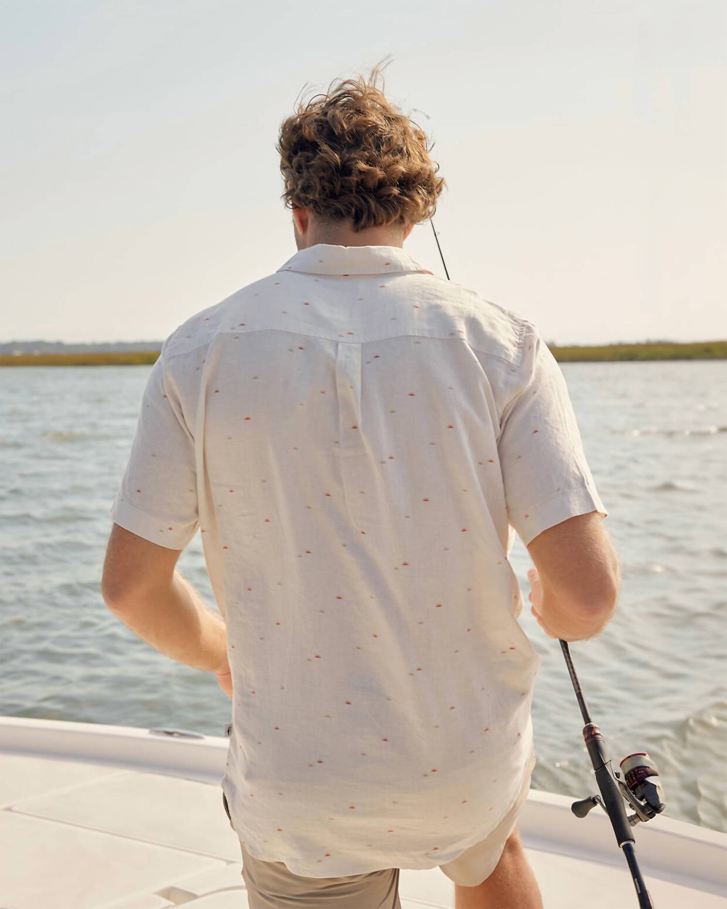 Coastline Short Sleeve Button Up Shirt