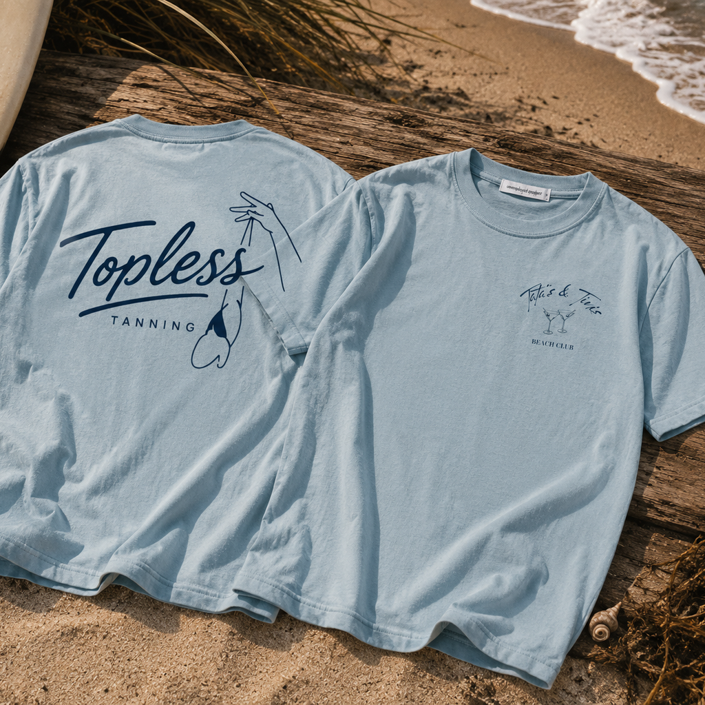 Topless Tanning Tee