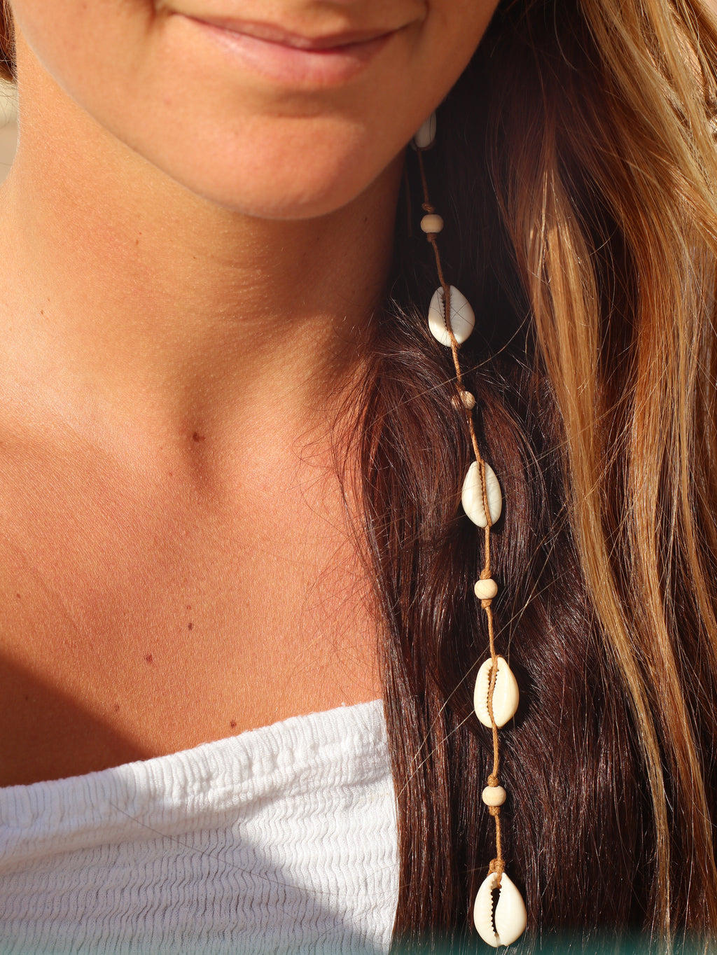 (CLIP-ON) Brunette Boho Babe - Mermaid Extension