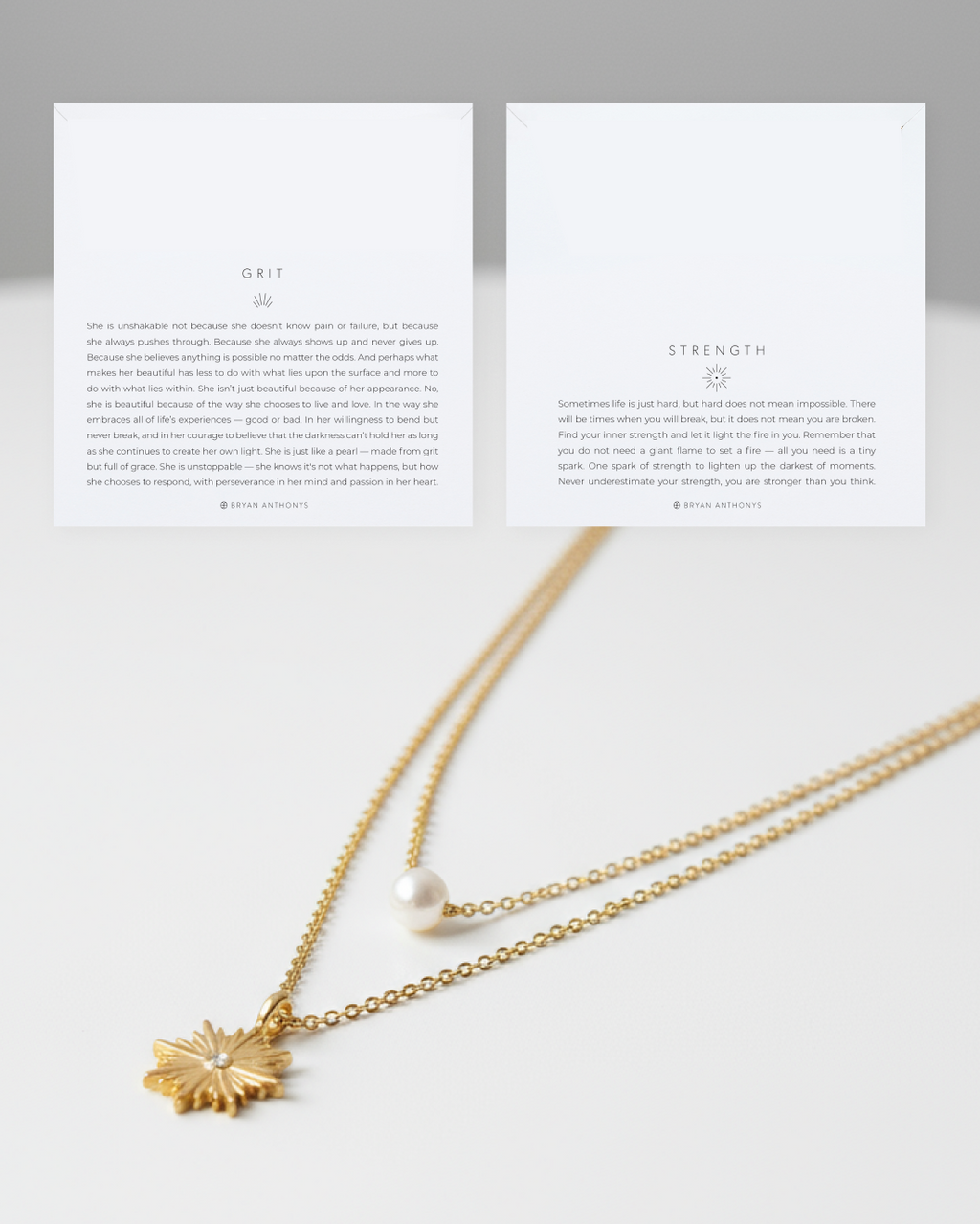 Grit & Strength Layered Necklace Set