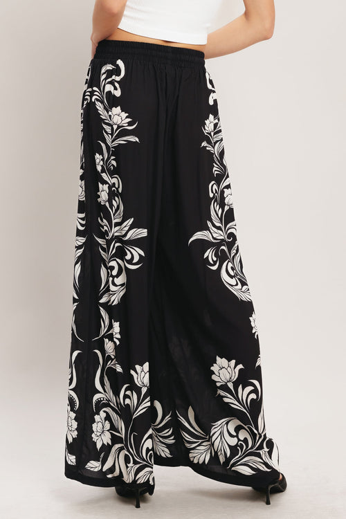 BLACK RIVIERA WOVEN PANTS