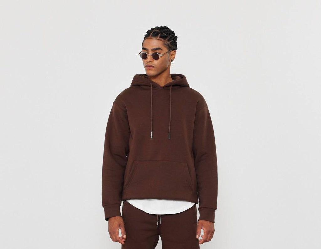 Oversized 3-Thread Hoodie Sweatpants Set