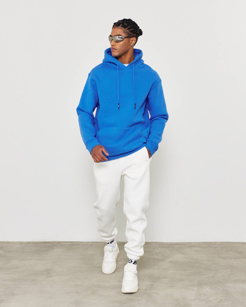 Oversized 3-Thread Hoodie Sweatpants Set