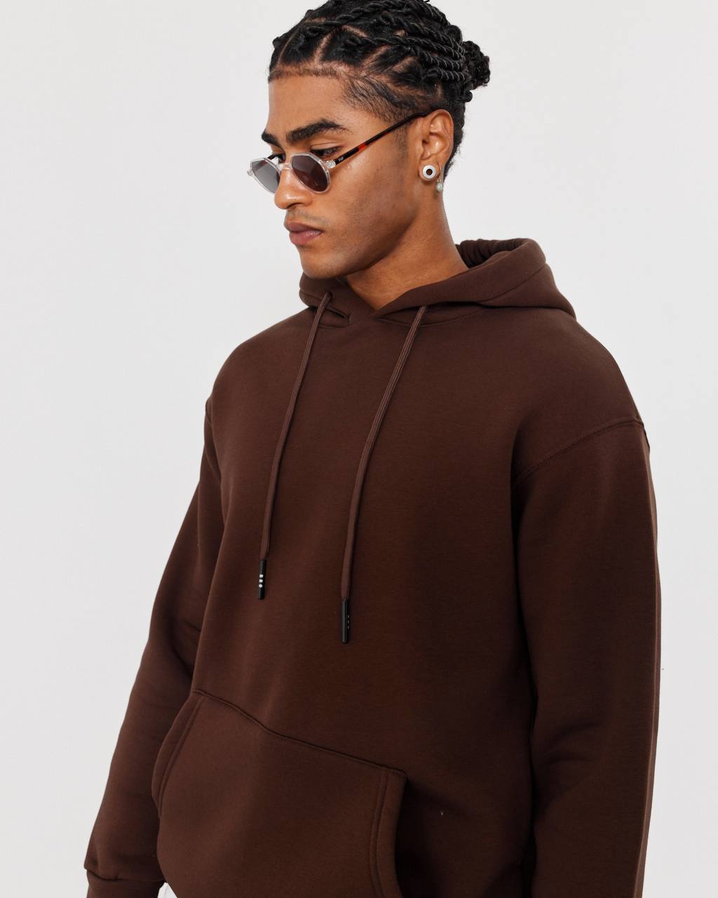 Oversized 3-Thread Hoodie Sweatpants Set