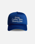 Beach Club Trucker Snapback Hat - Mariner Blue