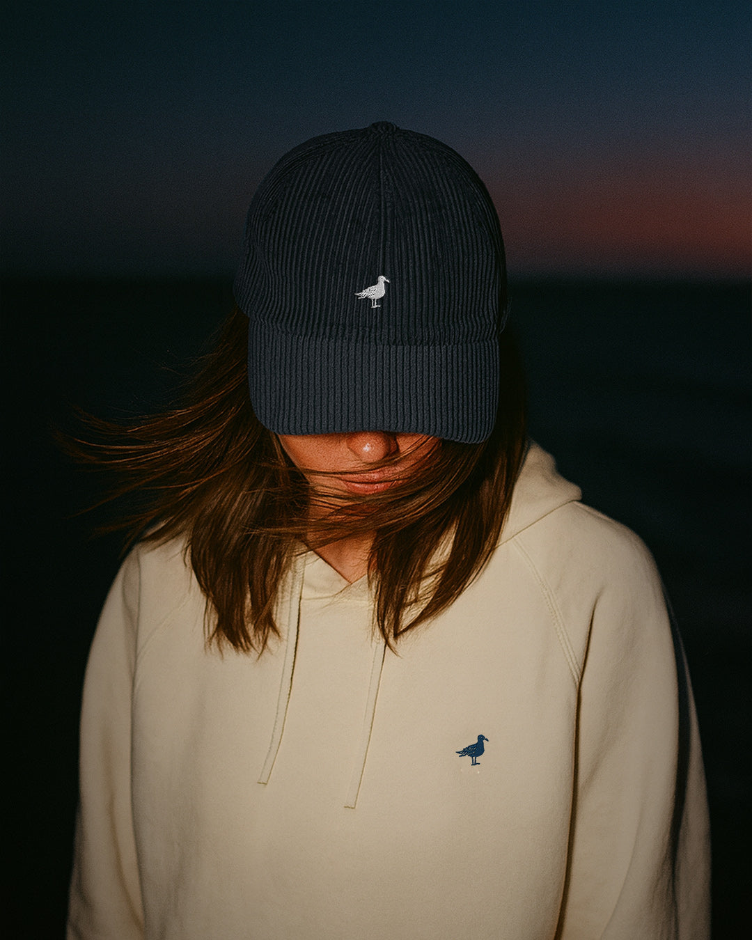 Corduroy Seagull Dad Hat