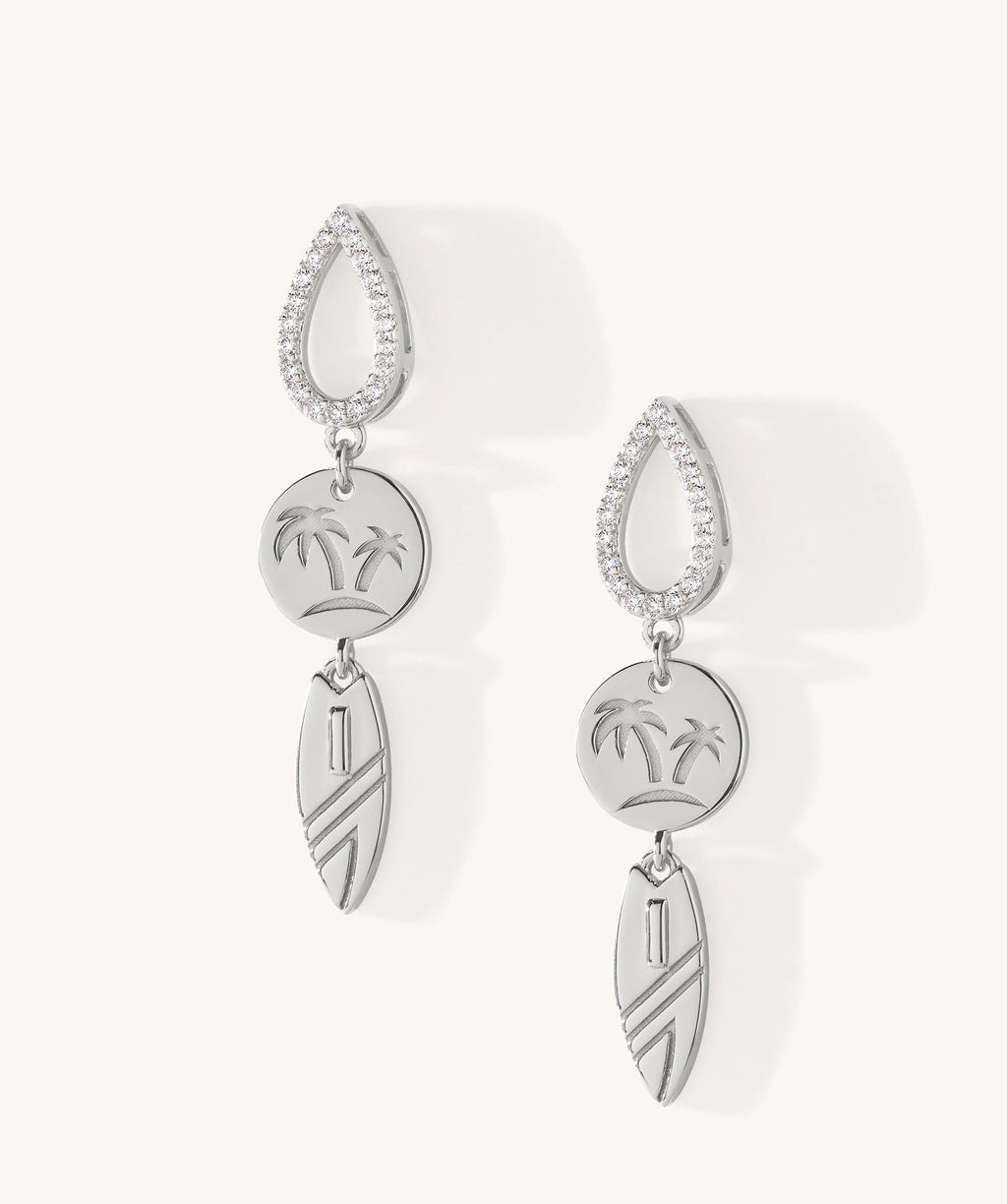 Ponta Preta Dangle Earrings