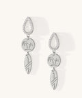 Ponta Preta Dangle Earrings