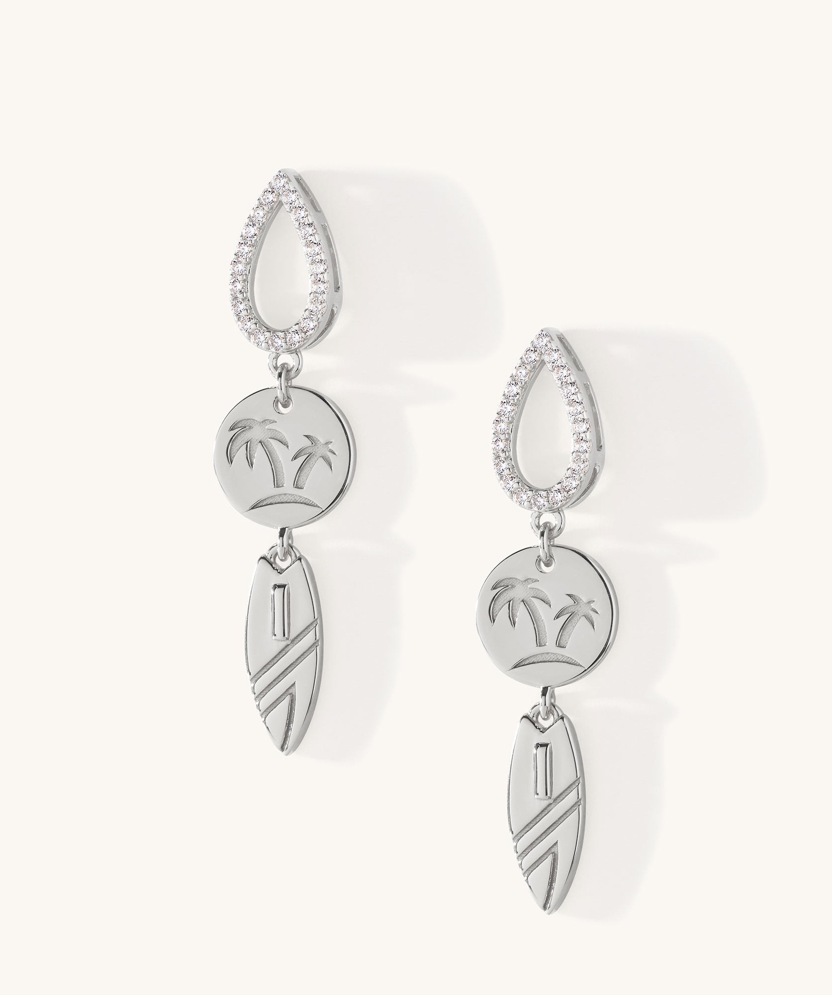 Ponta Preta Dangle Earrings