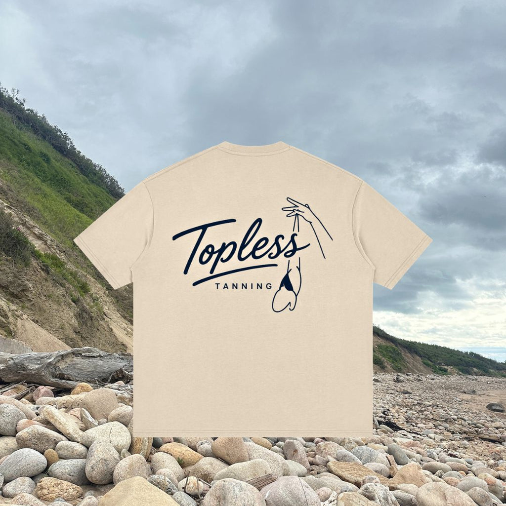 Topless Tanning Tee