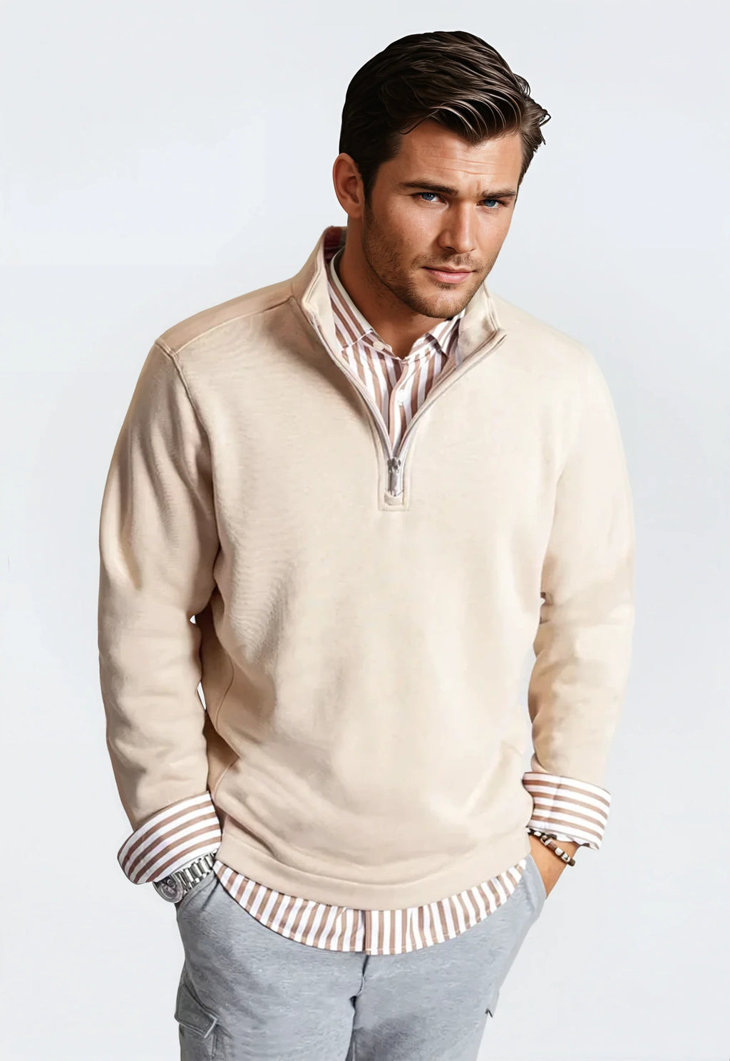 'Power Moves' Matching Set - Camel