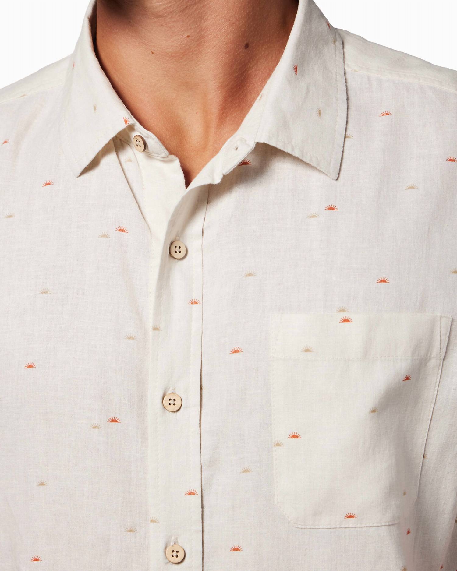 Coastline Short Sleeve Button Up Shirt
