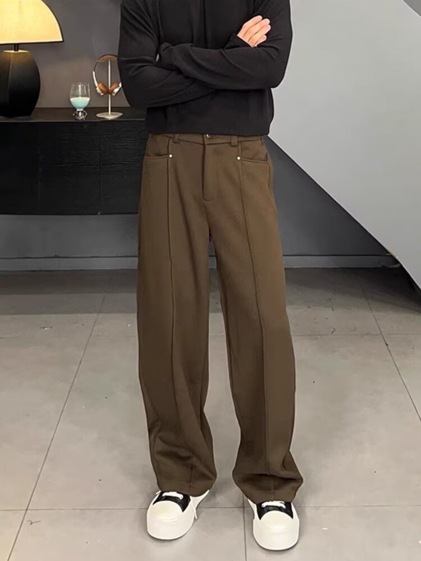 Men's Wide Leg Pants