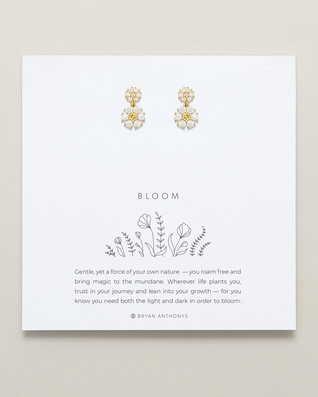 Bloom Drop Earrings