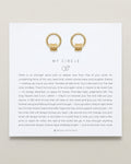 My Circle Drop Earrings