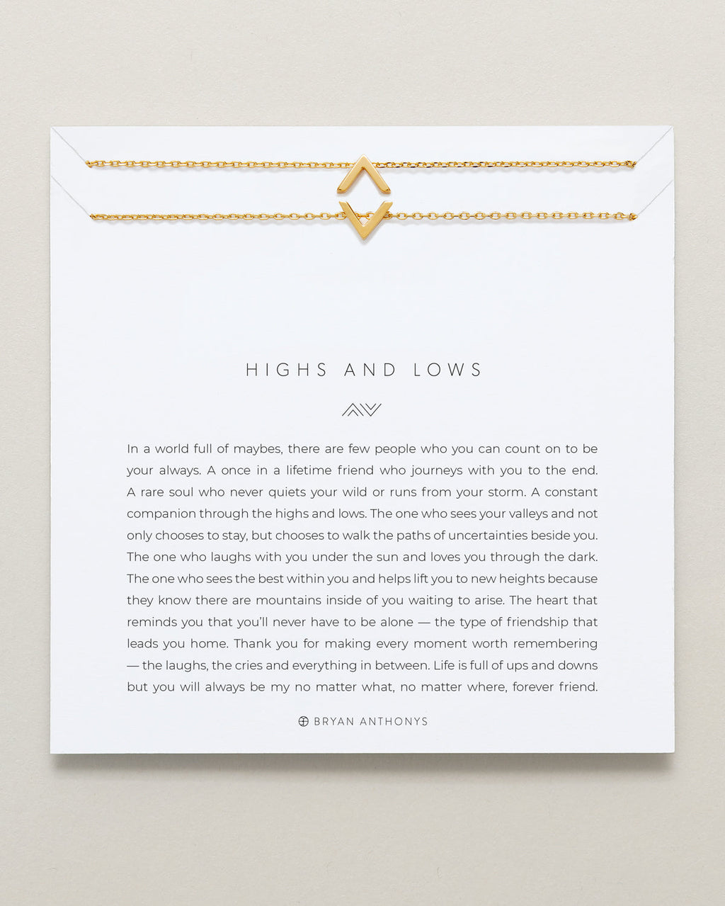 Highs & Lows Necklace Set