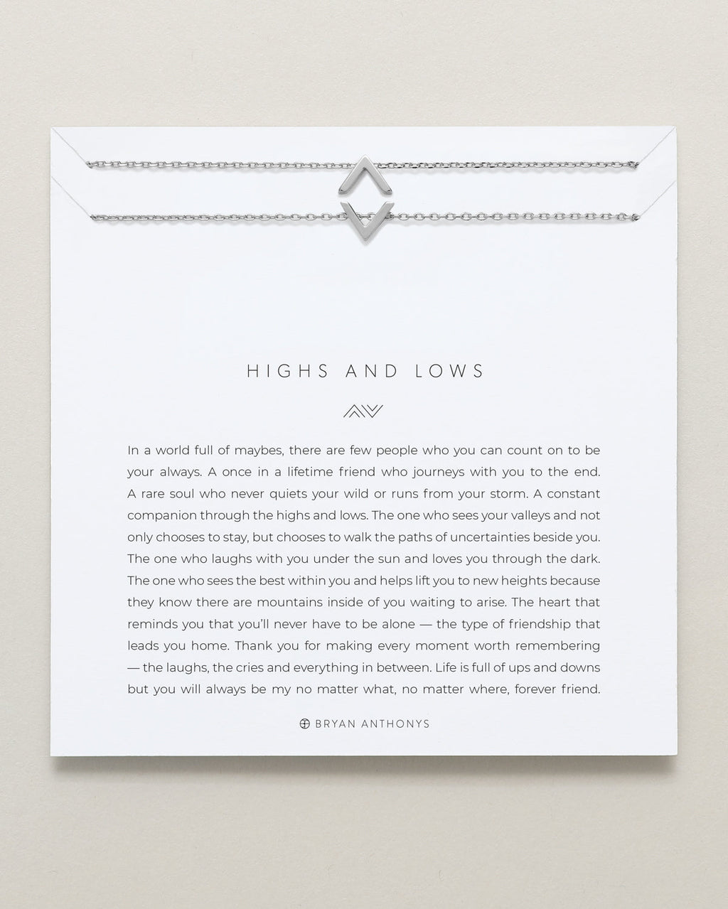 Highs & Lows Necklace Set