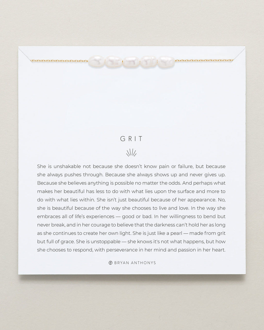 Grit Bead Necklace