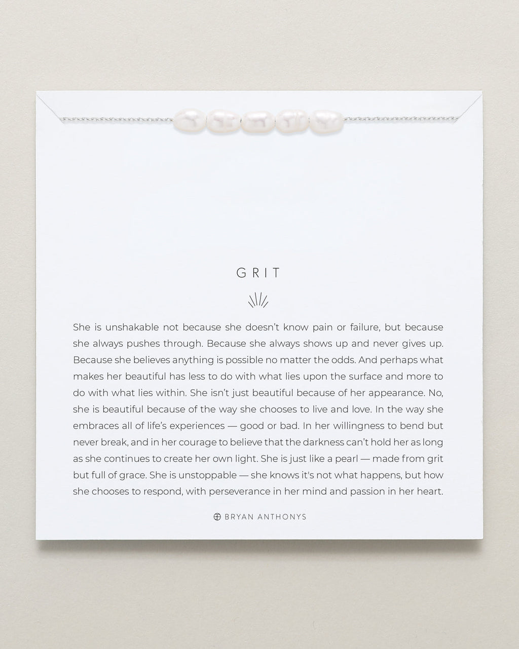 Grit Bead Necklace