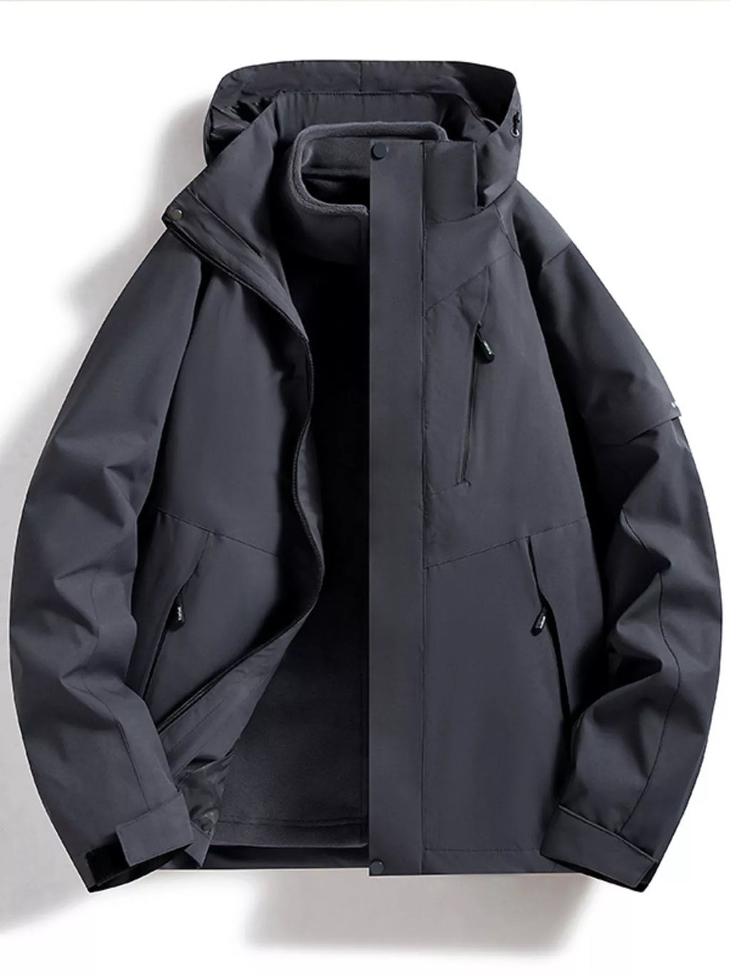 AquaGuard Men's All-Weather Zip Hoodie Plus Sizes