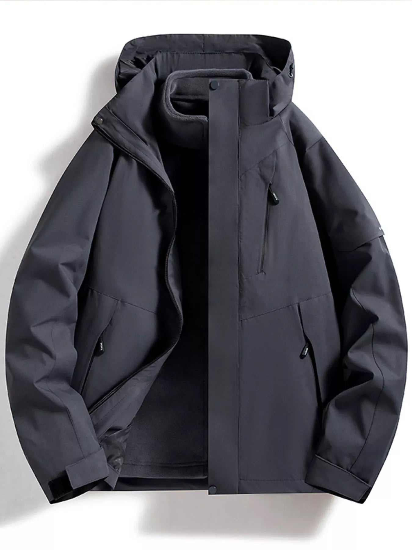 AquaGuard Men's All-Weather Zip Hoodie Plus Sizes