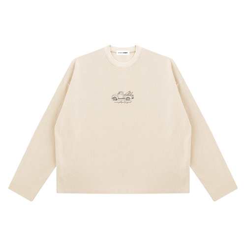 Coastline Waffle Knit (Raw Hem)