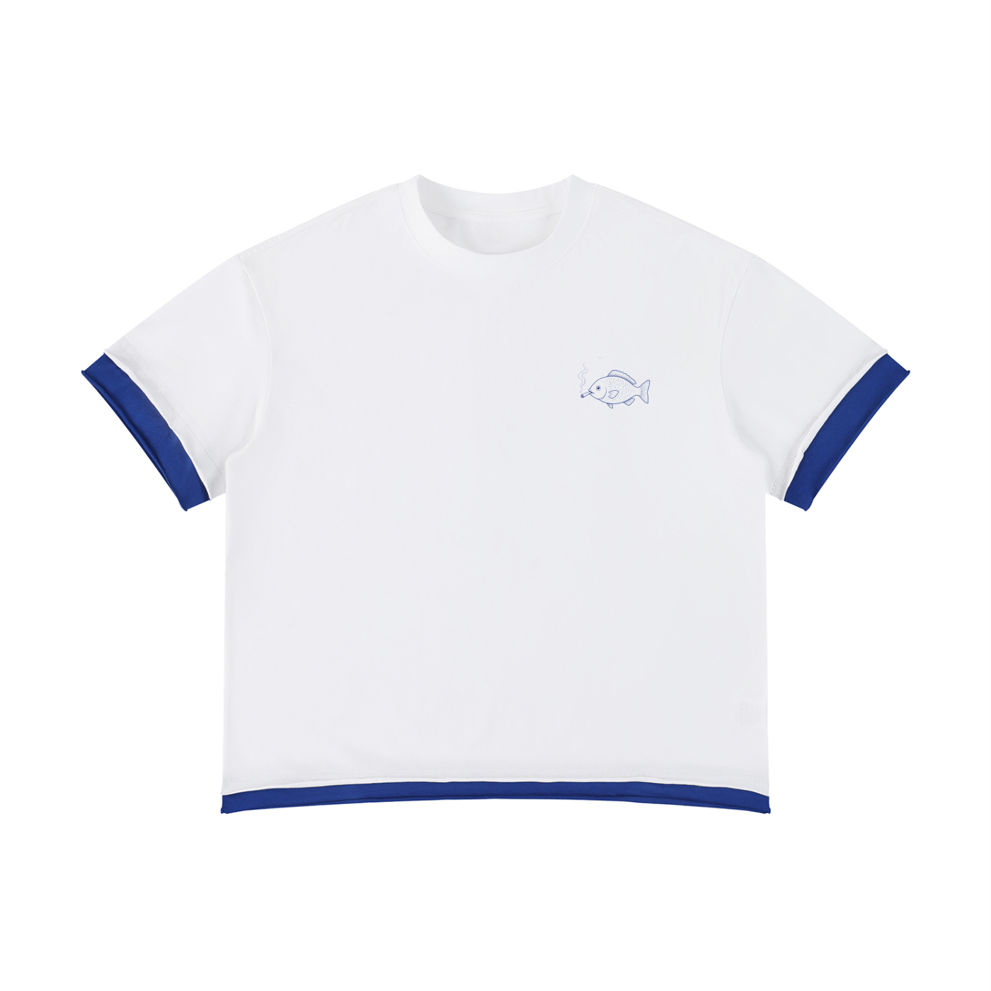 Salty & Stoned Double Layer Tee