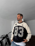 Unisex Two-Tone Collegiate Graphic Sweatshirt