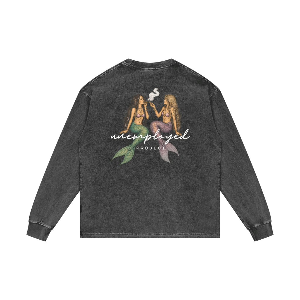 Smokin Seaweed Acid Wash Longsleeve