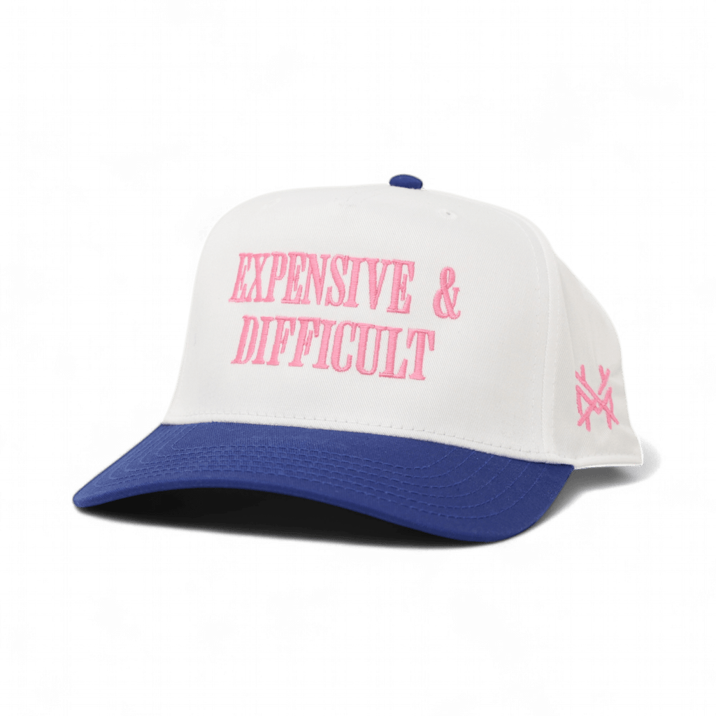 Expensive & Difficult Snapback Hat - Embroidered Trucker Cap