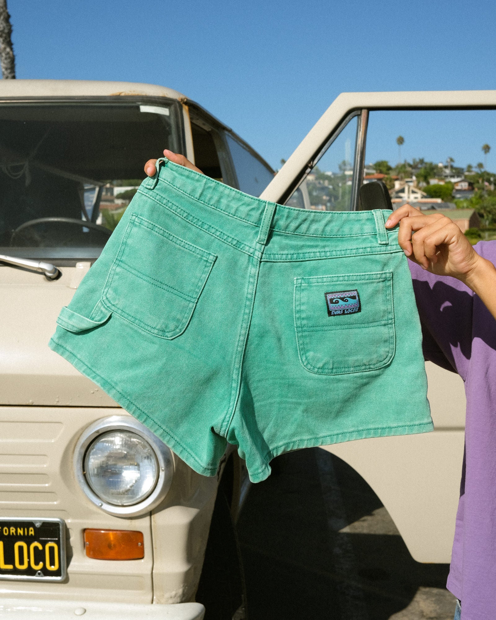 Sunburnt Shorts - Washed Teal