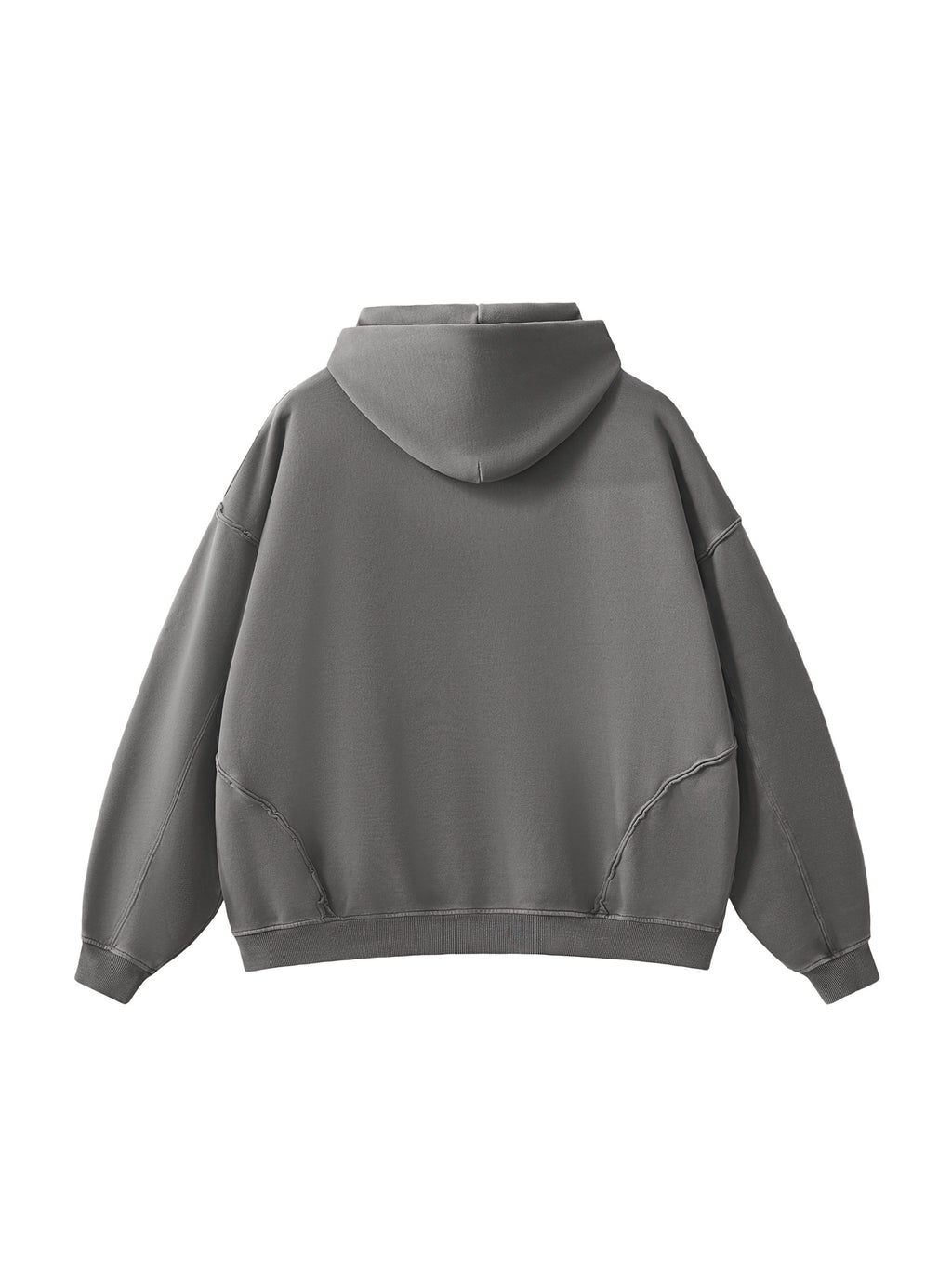 Fearless Apparel Raw-Seam Enzyme Washed Hoodie – 100% Cotton Heavyweight Streetwear