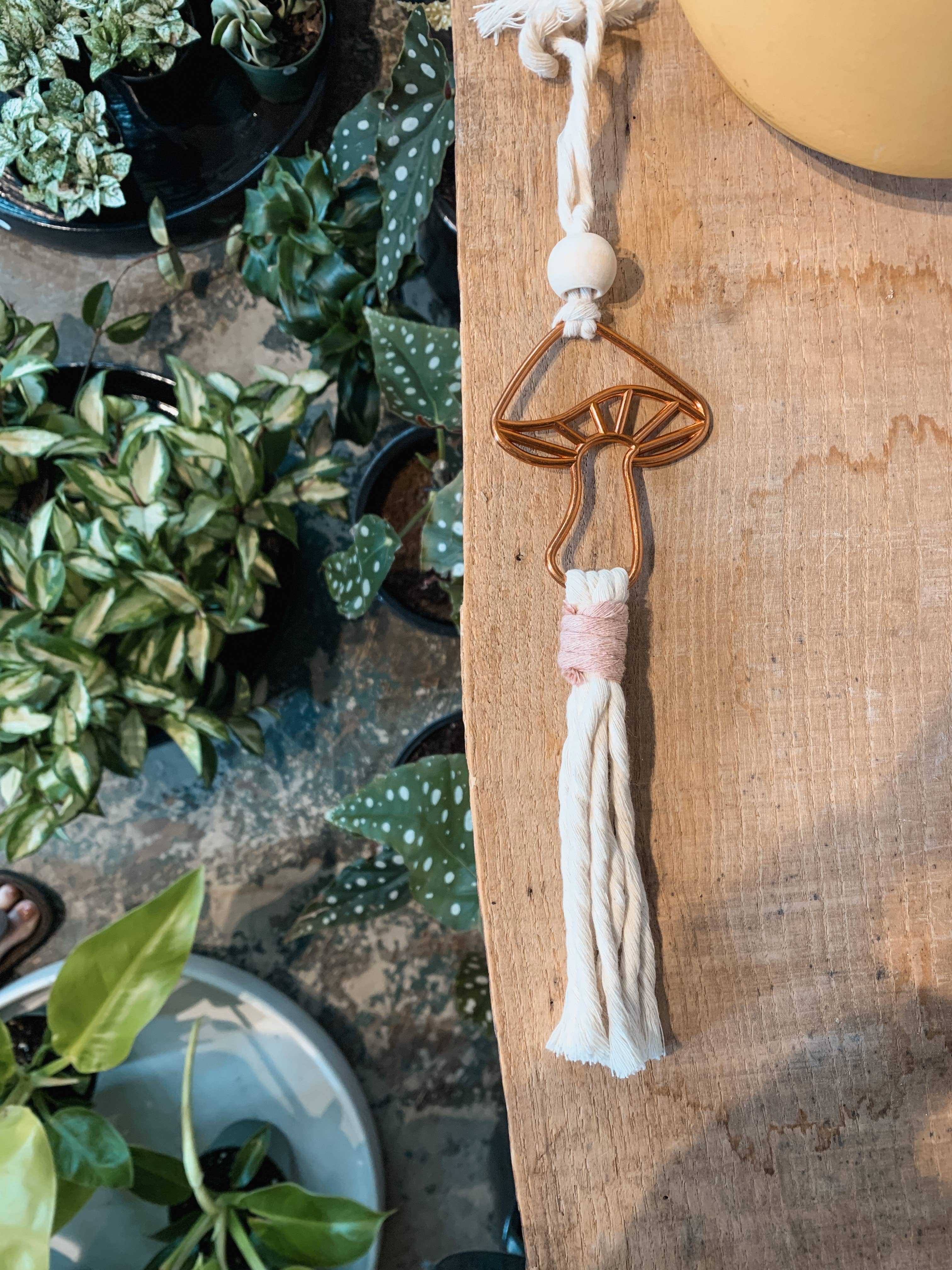 Mushroom Car Charm