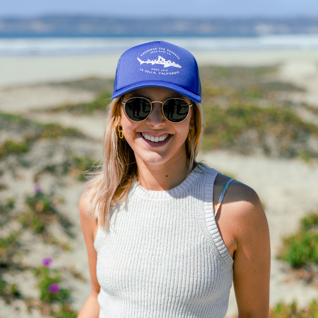 Leopard Shark Foam Snapback Trucker Hat