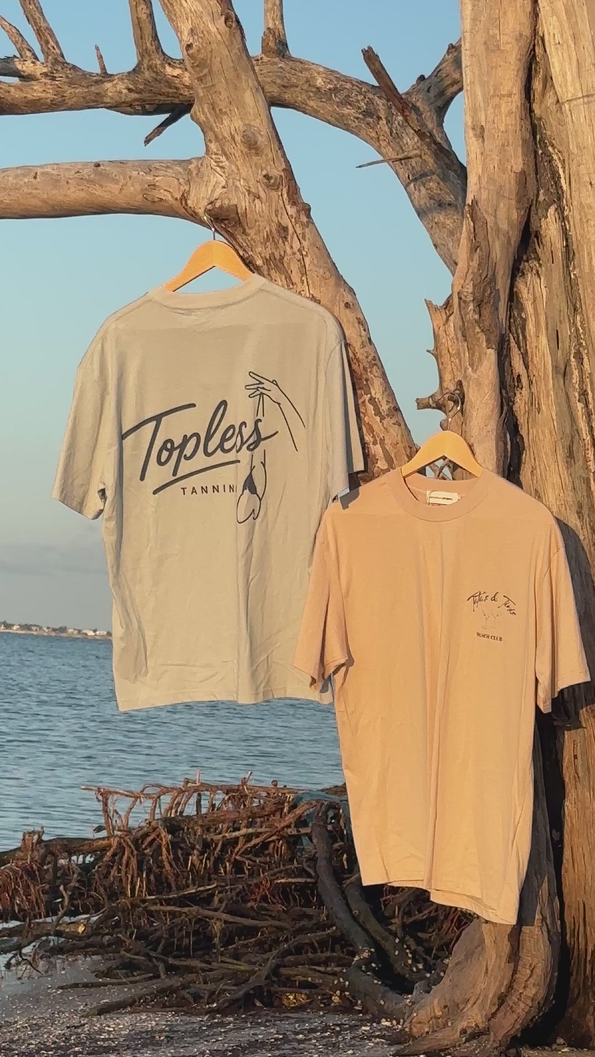 Topless Tanning Tee