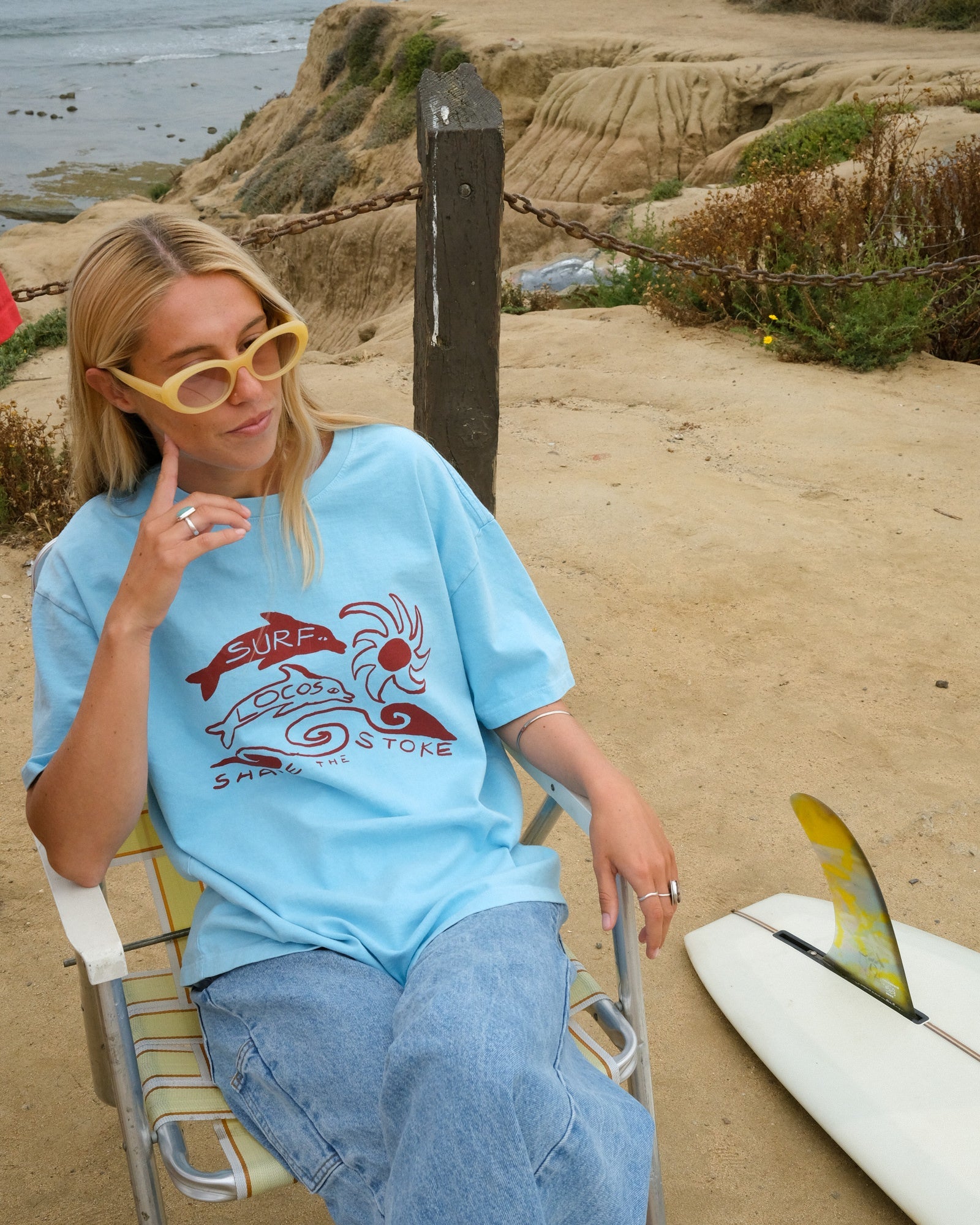 Split Peak Retro Tee