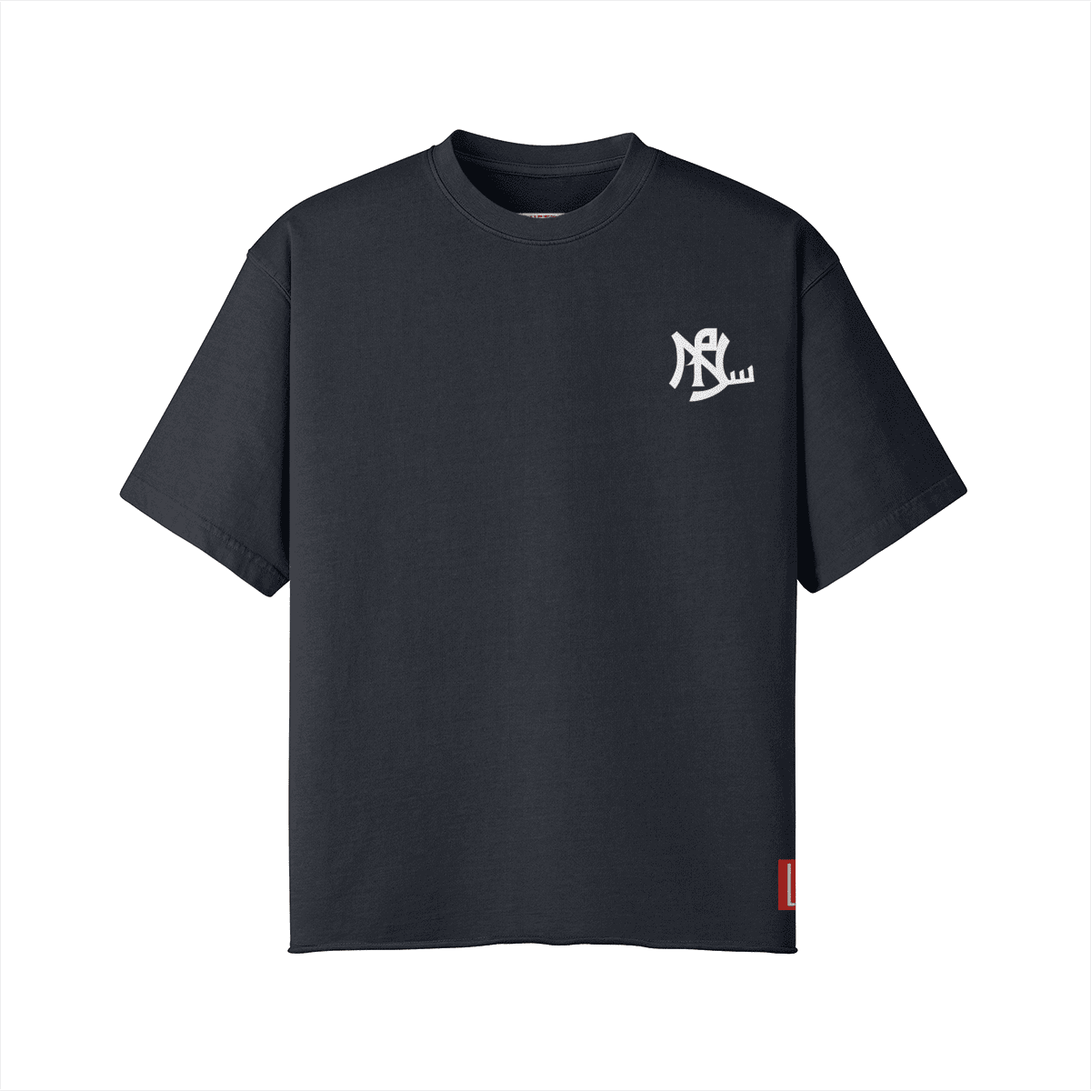 "Salam" Yankees Logo Raw Hem Premium Quality Tee