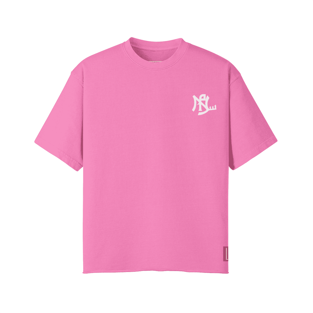 "Salam" Yankees Logo Raw Hem Premium Quality Tee
