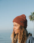 Locos Beanie - Burnt Red