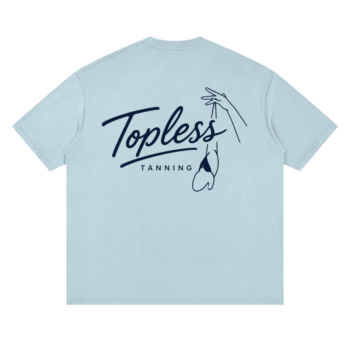 Topless Tanning Tee