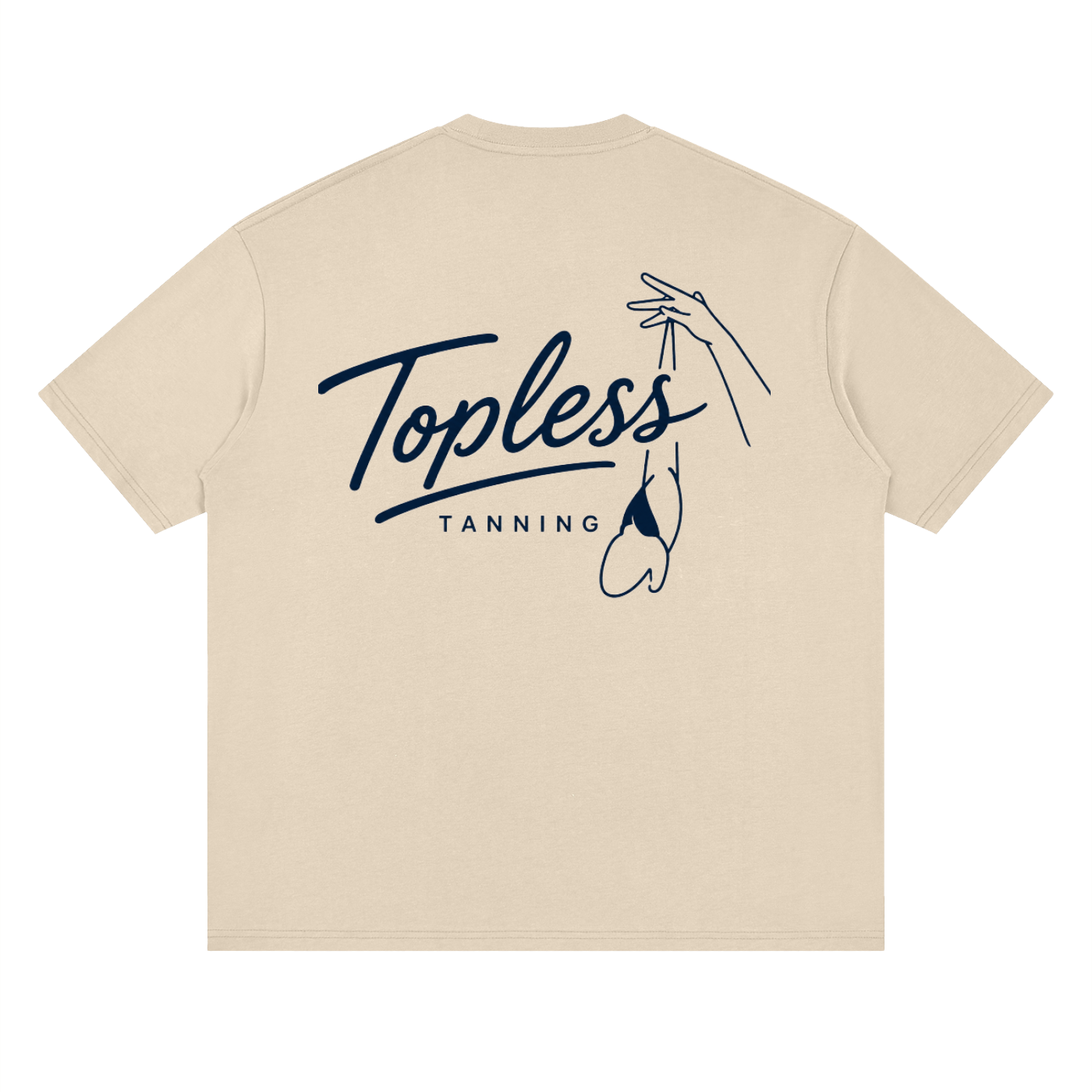 Topless Tanning Tee